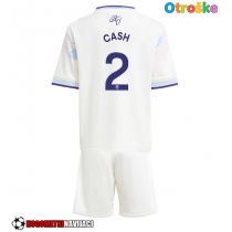 Otroške Nogometnih dresov Aston Villa Matty Cash #2 Tretji 2025-26 Kratki rokavi (+ hlače)